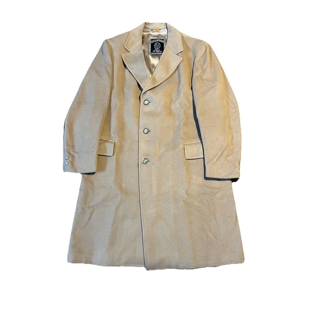 Vintage KASHMARA Alpacuna Men's Winter Dress Coat Alpaca/Cashmere Wool Size 48